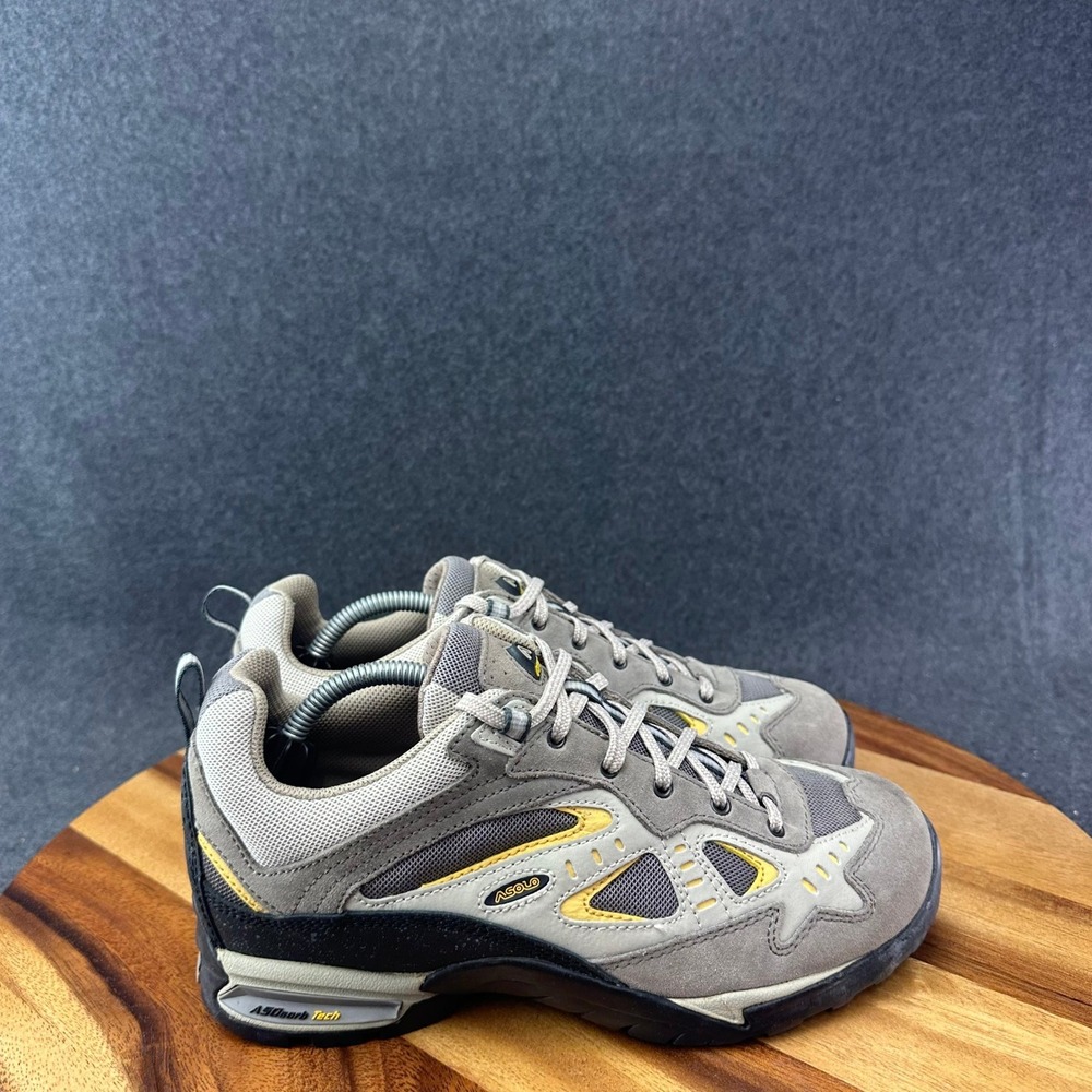 Asolo Heli Waterproof Leather Hiking Trail Shoe Low Top Tan Suede Size Women's 7